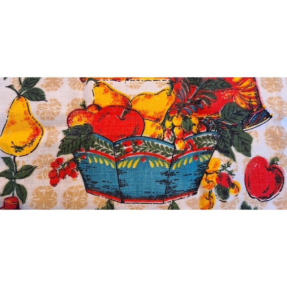 VTG Tea Towel Old Homestead Week Sept 15 1921 Pure Linen RN# 16604 Vivid Colors - Picture 6 of 12